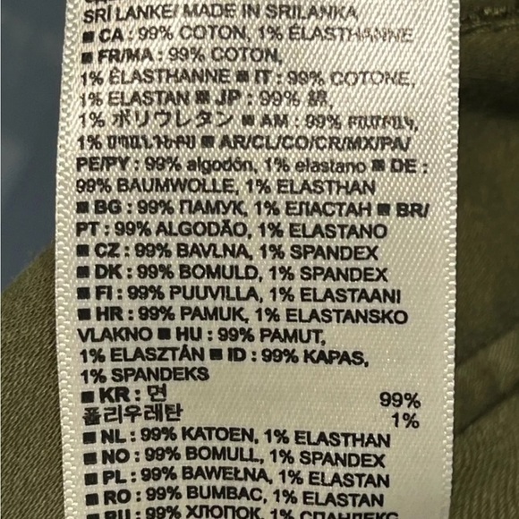 $110 Banana Republic Army Green Traveler Pant Slim Fit Stretch - Picture 8 of 9